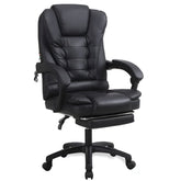 Huitich Ergonomic Leather Chair for Home with Footrest - Mumzar